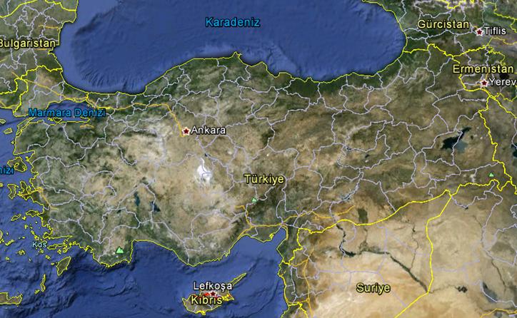 Şekil 1. Çalışma alanının yer bulduru görünüşü Çalışma alanı Batı Karadeniz bölgesinde İstanbul ile Ankara illerinin arasında kalmaktadır. İklim olarak Karadeniz iklimi hâkimdir.