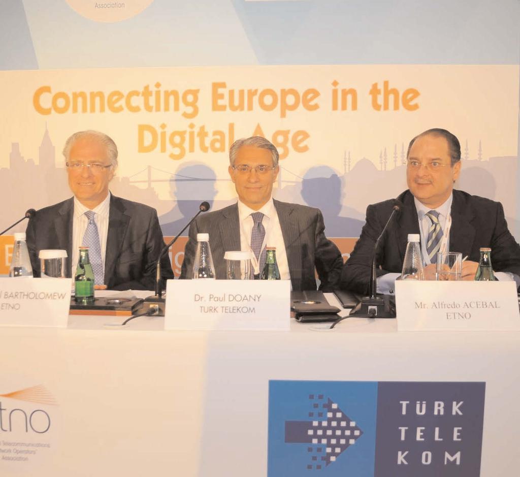 Türk Telekom, dünya telekom devlerini stanbul da a rlad Ba lant Noktas Dünya telekom sektörü dinamiklerinin belirlenmesinde önemli rol oynayan ETNO'nun üst düzey yöneticilerden oluflan üyeleri Türk