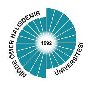 T.C. NİĞDE ÖMER HALİSDEMİR ÜNİVERSİTESİ NİĞDE SOSYAL BİLİMLER MESLEK YÜKSEKOKULU STAJ DEFTERİ