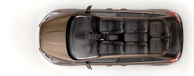 Esnek koltuk katlama ve koridor geçiş sistemi ile Yeni Ford Grand C-MAX hayatınızı kolaylaştırıyor.