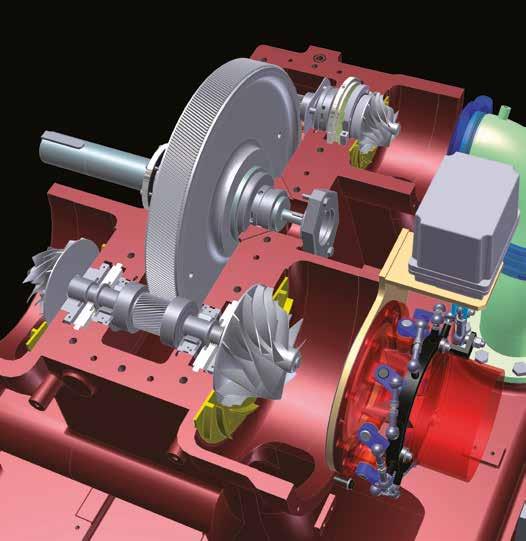 TURBO KOMPRESÖRLER 46 ENERJİ TASARRUFU Gelişmiş turbo makine teknolojisinin kullanılması birinci sınıf enerji verimliliği sağlar.