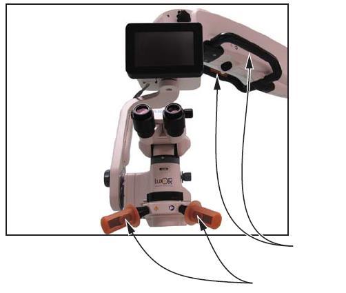 Elektro-Mekanik Kavramalar LX3 zemin standı, mikroskopu doktorun istediği konumda kilitlemek amacıyla tasarlanmış üç adet elektro-mekanik kavrama ile donatılmıştır.