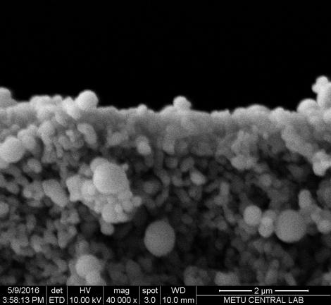 Bu membran için yüksek ZIF8 kristalinitesinin elde edilmesi membranda içiçe