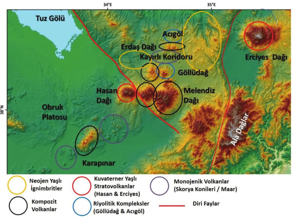 Göllüdağ Volkanik Kompleksi İçerisinde Kültürel ve Jeolojik Miras Öğeleri İnceleme alanı, jeolojik niteliklerinin yanı sıra içerdiği obsidiyen kaynakları nedeniyle tarihöncesi dönemlerde yoğun bir