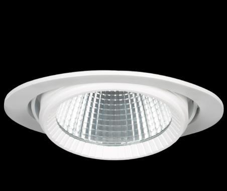 Osram S13 COB LED AKT 203-2 Aluminyum profil gövde ve enjeksiyon kafa Yüksek saflıkta aluminyum reflektör; dar, orta ve geniş