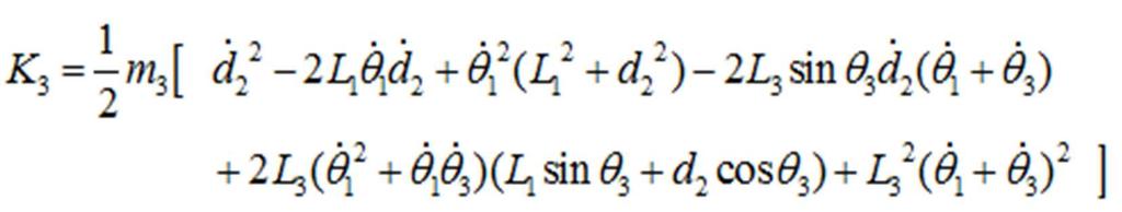 K m v K ml & θ (7) P m gy P m gl cosθ (8) nci link için; ω & θ (9) x d cosθ L sinθ p (0) y L cosθ + d sinθ () v ( x& ) + ( y& ) () v cos θ cos θθ& d & ( L cosθ + d sin θ) + & θ ( L cosθ + d sin θ) +