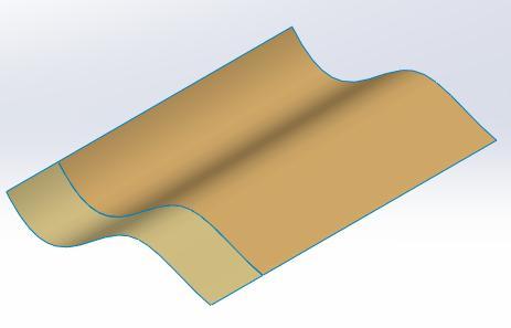 Yüzey kenarlarından yüzey oluģturma iģlemi yapılabildiği gibi katı model kenarlarından da yüzey oluģturma iģlemi yapılabilir.