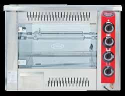 SET ÜSTÜ PİLİÇ MAKİNALARI ROTARY GRILL Bilgi Gazlı Piliç Çevirme Makinaları Set Üstü M001 Makinalar 2,3,4 şişe kadar çeşitlilik gösterir 2 veya 3 radyanlı ısıtıcı seçenekleri Üst ısıtıcılar her biri