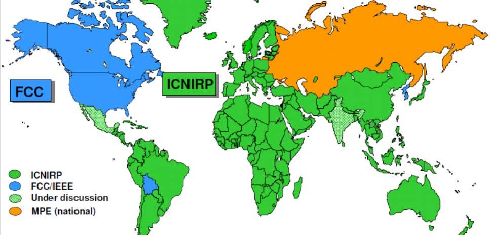Uluslararası Normlar ICNIRP: International Commission on Non Ionizing Radiation Protection (http://www.icnirp.org/en/home/index.
