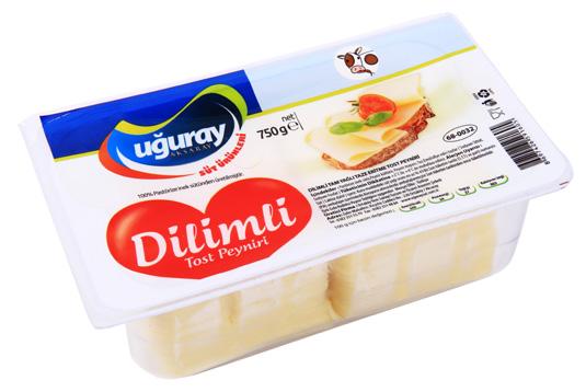 12 8697426591605 Uğuray Dilimli Tost Peyniri 200 Gr 200 Gr PVC - 8697426591582 Dilimli