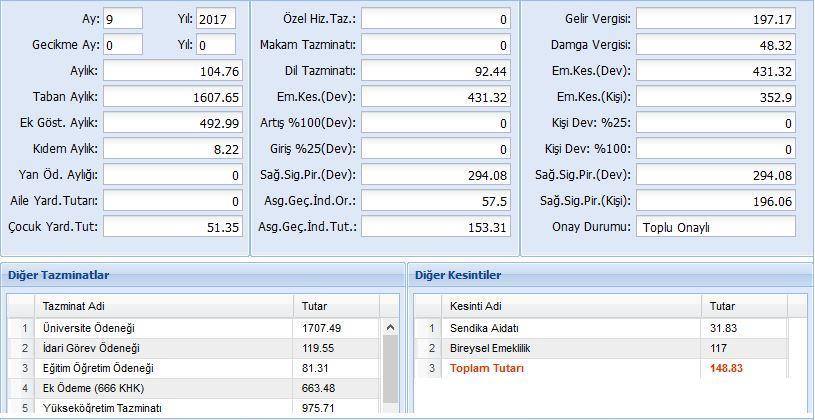 1. 2. 3. 4. 1. Devlet: (104,76 + 1607,65 + 492,99 + 8,22 + 1707,49) x %11 2. Kişi : (104,76 + 1607,65 + 492,99 + 8,22 + 1707,49) x %9 3.