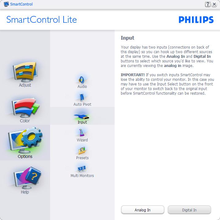 3. Görüntü Optimizasyonu SmartControl Lite'ı başlatmanın tek yolu masaüstü kısa yolundan ya da program dosyasındandır.