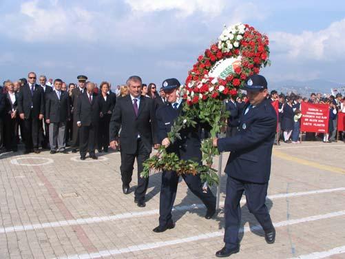 28 Ekim 2007 tarihinde Cumhuriyet Bayramı kutlama etkinlikleri kapsamında Atatürk büstüne çelenk koyma töreni organizasyonu yapılmıştır.