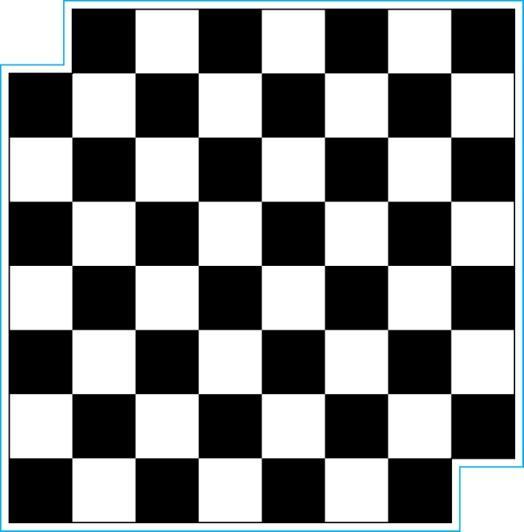 Karo Örneği Örnek 3: Sol üst ve sağ alt köşelerinden birer kare çıkarılmış bir satranç