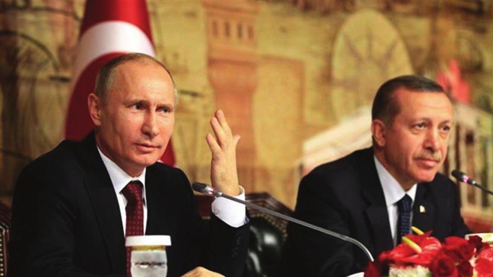 Dolmabahçe görüşmesi BAŞBAKAN Erdoğan ile Rusya Devlet Başkanı Vladimir Putin, Dolmabahçe'deki Başbakanlık Ofisi'nde düzenlenen Türkiye-Rusya 3. ÜDİK Toplantısı'nın ardından konuştu.