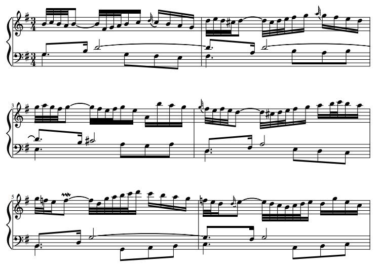 EK 12- Bach, Goldberg Varyasyonları, 13. Varyasyon. http://imslp.