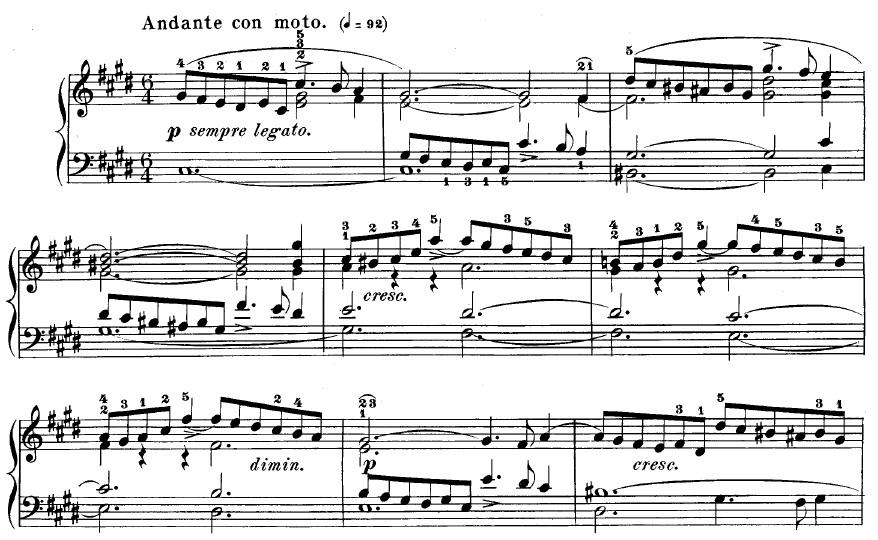 EK 19- Bach, İyi Düzenlenmiş Klavye, 1. Cilt, No. 4, Prelüt.