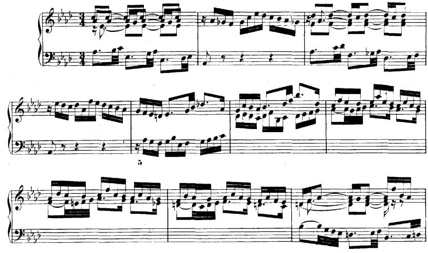 EK 35- Bach, İyi Düzenlenmiş Klavye, 2. Cilt, No. 17 Prelüt.