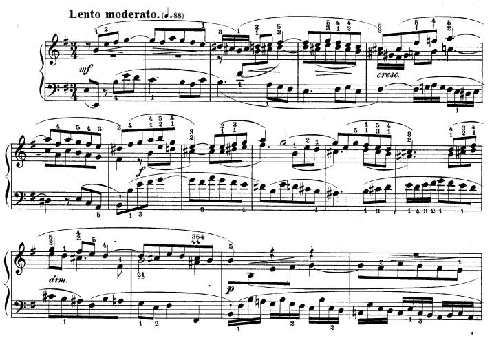 EK 5- Bach, BWV 793, Mi Minör Üç Sesli 7.