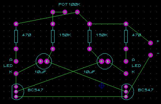 Şekil 1.75: Net lerin tamamının oluşturulması 6. Hazırladığımız ve Net lerini oluşturduğumuz PCB şemamızın otomatik olarak baskılı devresinin oluşturulmasına geçebiliriz.