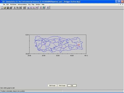 Şekil 5.11 : GS + Programı Poligon Haritası Arayüzü. 5.1.6.