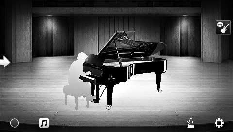1Piyano Odası Piyano Performansının Tadını Çıkarma Piyanoyu Stüdyoda Başka Enstrümanlarla Çalma 1 Piyano Odası ekranını çağırmak için [PIANO ROOM] düğmesine basın.