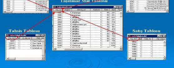 ş Ankara ili Çankaya ilçesine ait sözel veriler ise (MEOP kayıtları) SQL sorgulama ile Sybase veri tabanından