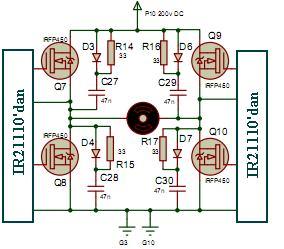 40 Şekil 5.7. H-köprü konvertör devresi 5.1.6.