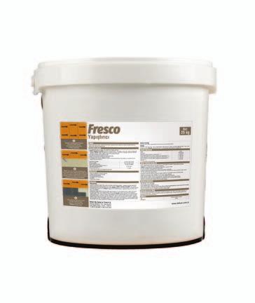 FRESCO Yapıştırıcı ve Yüzey Koruyucuları FRESCO yapıştırıcı FRESCO doğal taş ların yüzey üzerine yapıştırılmasında kullanılır. 3 tarak mala ile yüzeye uygulanır.