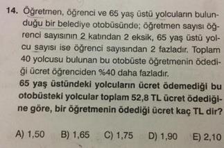 Soru: Filiz'in oyuncaklarının sayısının toplamı ile ilgili aşa ğıdaki bilgiler verilmişti Tek sayıdır.rakamları topla mı 9 dur.100den daha azdır.