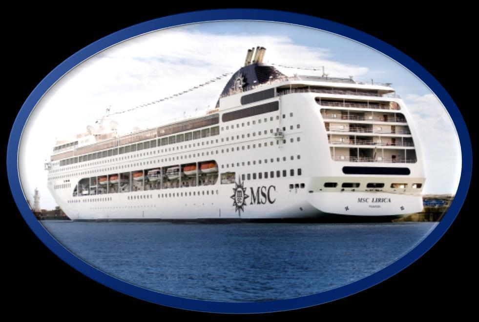 FİYATLARA DAHİL OLAN HİZMETLER 5 yıldızlı MSC Lirica da 7 gece 8 gün tam pansiyon konaklama Gemide düzenlenen animasyon ve aktiviteler Gemide sabah,öğle,akşam yemekleri ve ikramları Liman