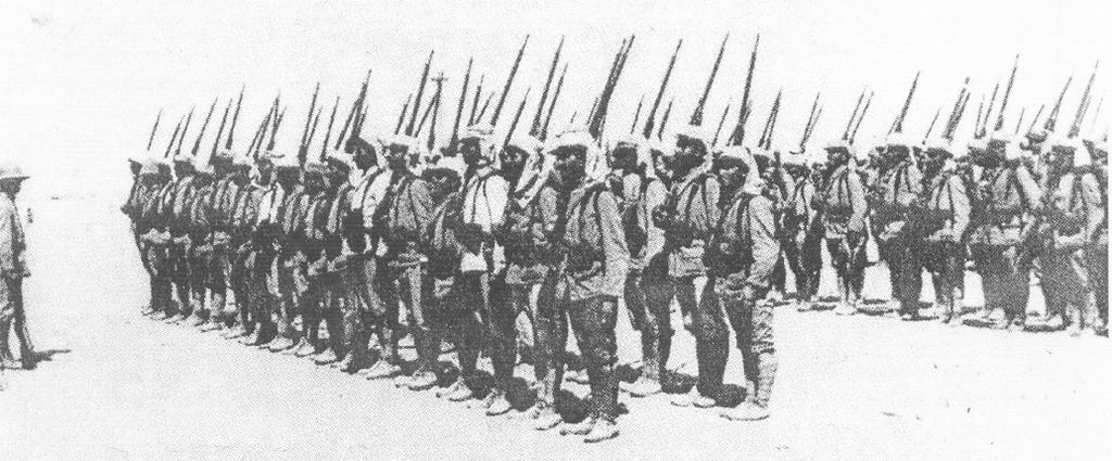 Karabag Osmanlılara karşı savaşmak için Fransızlar tarafından eğitilen Ermeni Lejyonu.