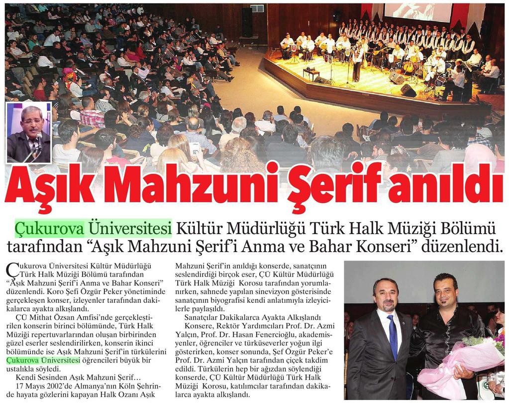 ASIK MAHZUNI SERIF ANILDI Yayın Adı : Gazette