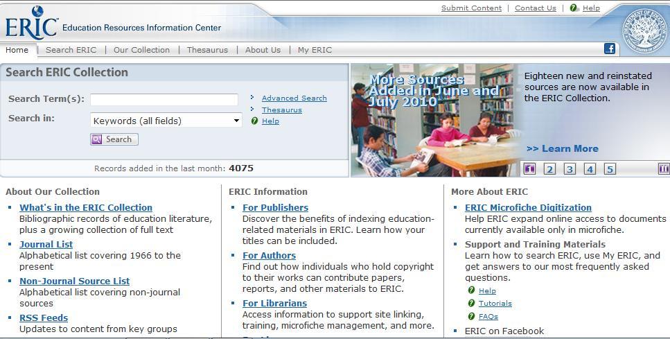 ERIC (Education Resources