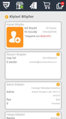 Profil Üye bilgileri ve işlemleri ÇOK ÖNEMLİ!! Buradaki her bilgi doğru olmalıdır. Yoksa ödemelerinizi alamazsınız. Ad Soyad ve TC.