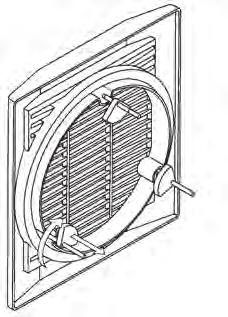 3-25mm kalınlığındaki cam veya panele montaj Üç aşamalı hızlı ve basit montaj STYLVENT serisi fanlar üç aşamada basitçe montaj edilebilecek şekilde tasarlanmışlardır.