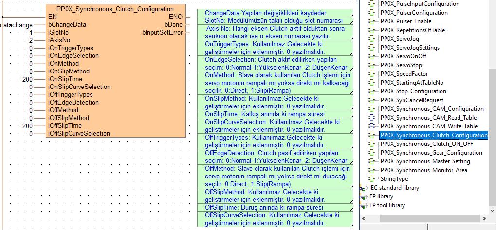 Ekranın sağ tarafında bulunan Instructions kısmından Location segmesi seçilerek eklemiş olduğumuz kütüphane içine girelim.