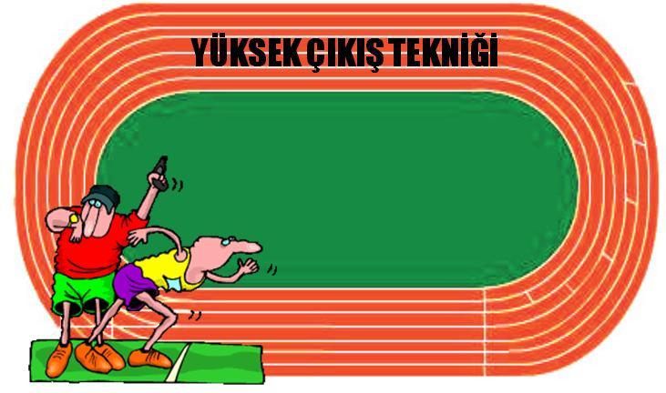 Atletizm Pistinde yapılan yarışmalarda Çıkış