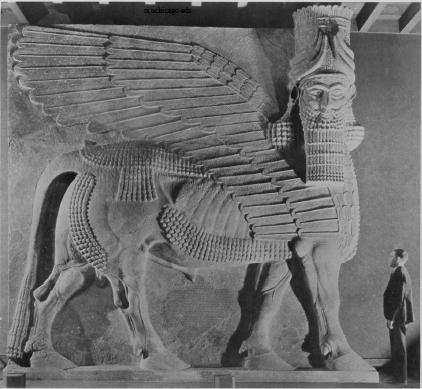 150 Resim 22: Sargon un sarayının saltanat odasının girişinde