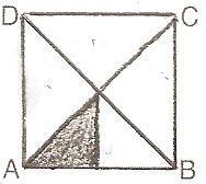 Yandaki ABCD karesinde DC kenarı 12 cm olduğuna göre taralı kısımla gösterilen üçgenin alanı kaç santimetre karedir?