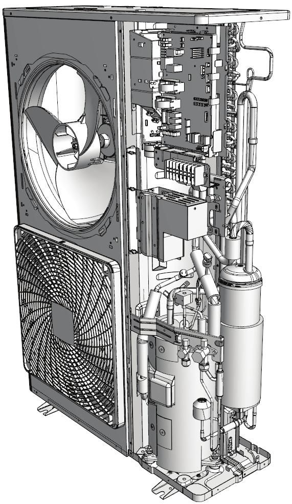 fn) Motor (lt fn) Bsınç snsörü Yüksk sınç nhtrı Trminl (iltişim v güç slmsi) Elktronik gnlşm vnsı Solnoi vnsı (4 yollu vn) Montör şvuru kılvuzu 82 A1P~A3P HAP L1R~L4R M1C M1F M2F S1NPH S1PH X1M Y1E