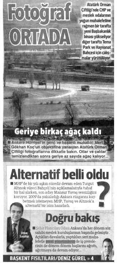 TMMOB ŞEHİR PLANCILARI ODASI ANKARA ŞUBESİ 19 Temmuz 2013 Milliyet Ankara Gazetesi Resmi Gazetede yayımlanan AOÇ ve Ulus için düzenlemeler içeren Bakanlar Kurulu kararı ile parsel parsel Acele