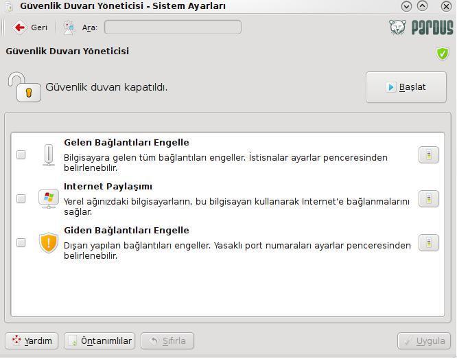 Anti-Virüs ve Güvenlik duvarı Farklı kullanıcı yapısı ile virüslere karşı daha güvenlidir Linux için yazılmış çok az virüs bulunmaktadır.