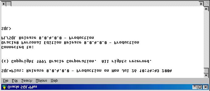 basıldığında SQL çalışma ekranı karşımıza gelir.