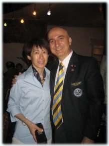 Kulübümüz Guvernör Yardımcısı ve Eşi Kazumi & Hasan AKBAYRAK 11.