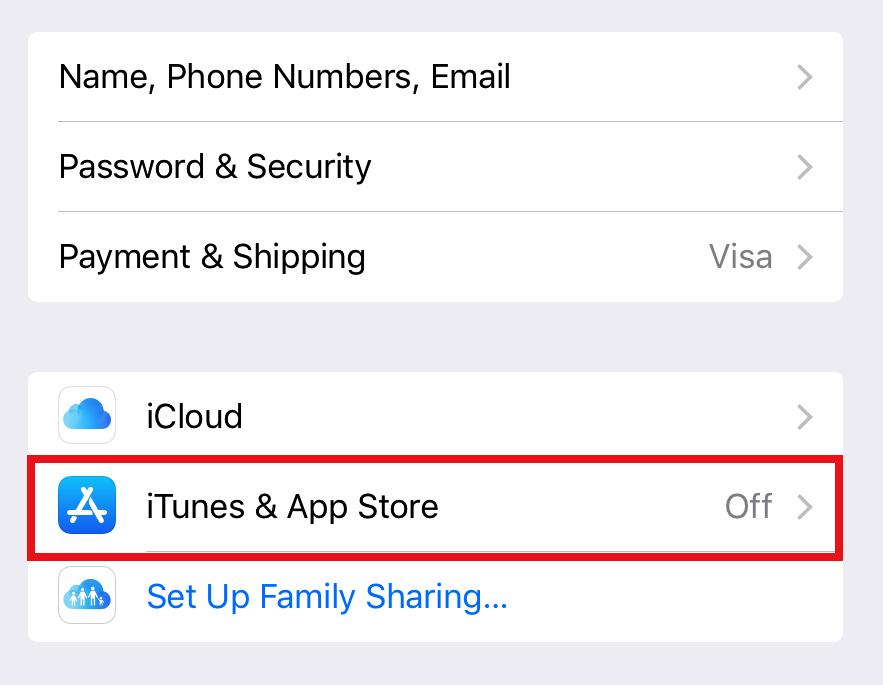 Şimdi Apple ID bağlantısına tıklayın. Aşağıda yer alan ekranı göreceksiniz.