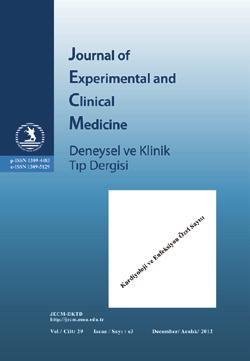 Journal of Experimental and Clinical Medicine Deneysel ve Klinik Tıp Dergisi Derleme / Review doi: 10.5835/jecm.omu.29.s3.