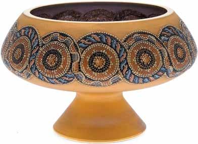 Kutsal Kase / Bowl El imalatı camdan, mozaik desenli ayaklı kase. Handmade glass footed bowl with mosaic designs. Kutsal Kase üzerinde, Zeugma antik kentinde bulunan M.S. 2. yüzyıl sonu 3.