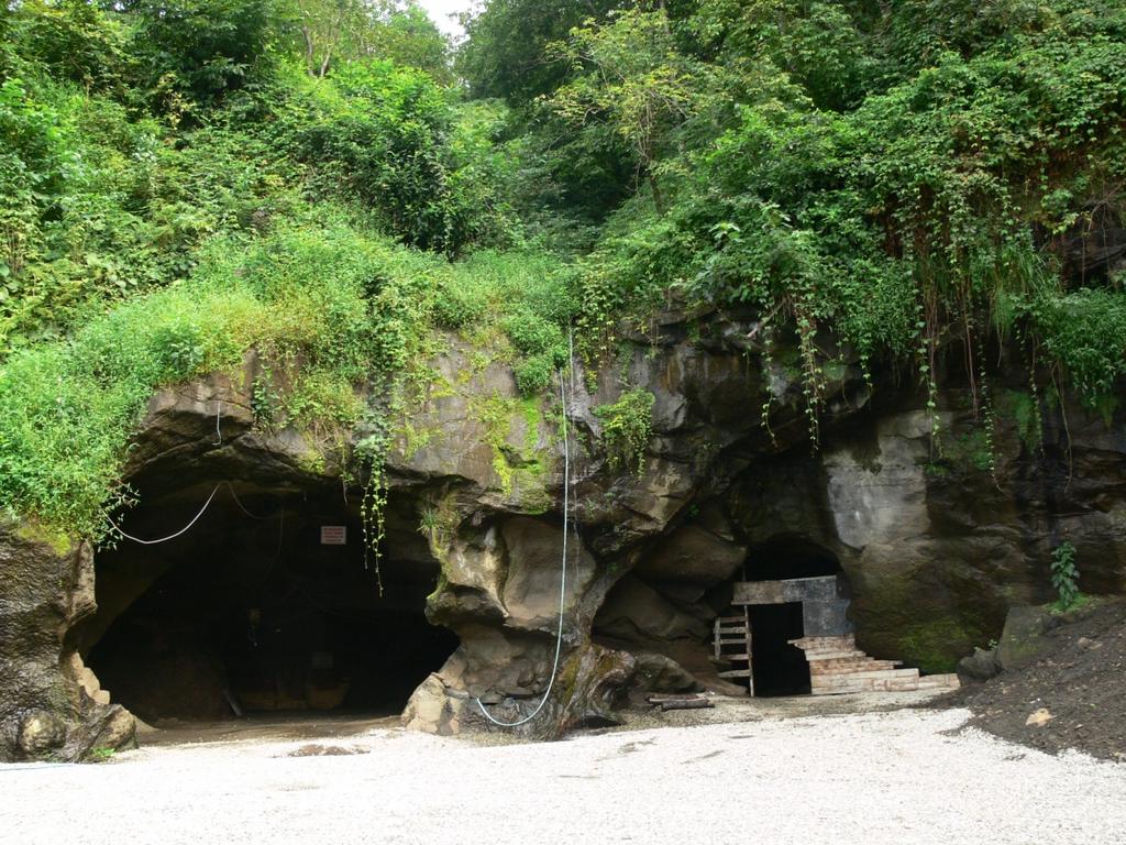 artificial cave.