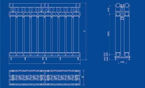 T-Rack 3.0 2 Sıralı sistem konfigürasyonu 2 sıralı konfigürasyon Modül Sayısı T-Rack 3.